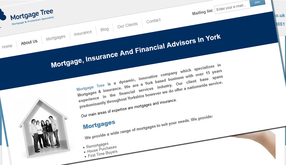 wordpress websites for mortgage advisers