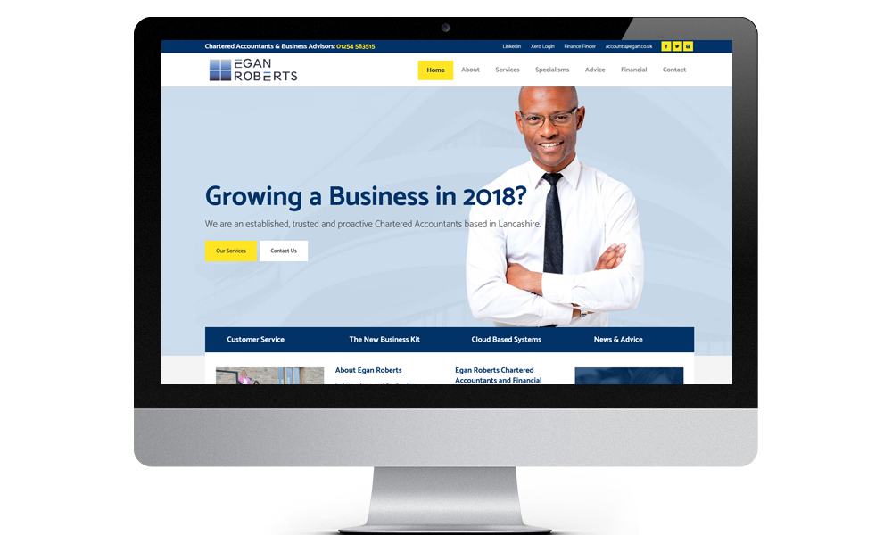 website designer for accountants